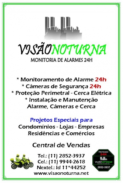 Viso Noturna Alarmes e Monitoramento