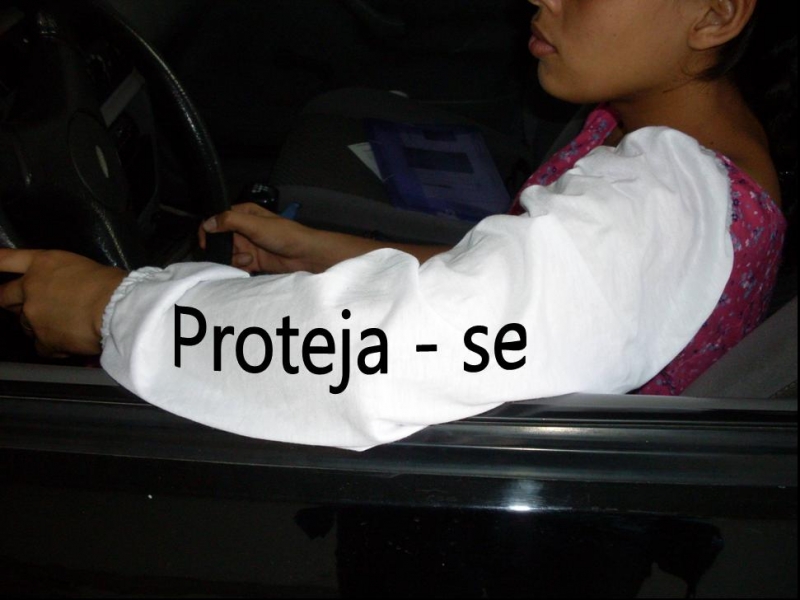 Protetor de brao anti raios solares para motoristas