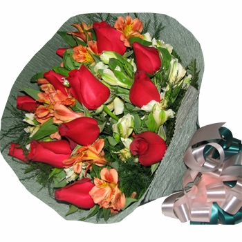 Floresnaweb -   Bouquet Luxo com 36 rosas  