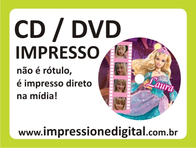 Impressão em CD / DVD