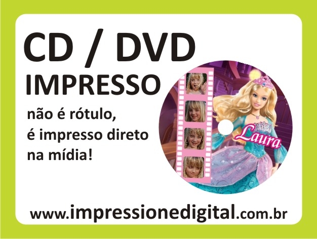 Impresso em CD / DVD