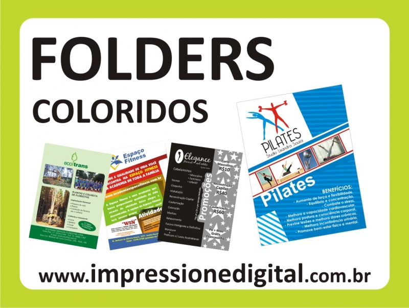 Folders, flyers, panfletos, folhetos, filipetas