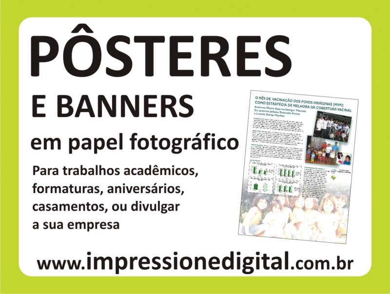 Pôster e banner em papel fotográfico