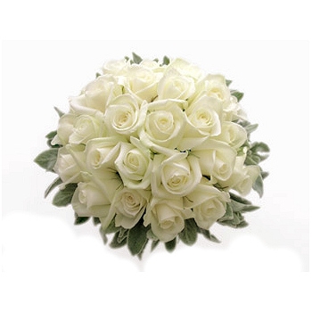 Floresnaweb - Bouquet de Noivas com Rosas Brancas 