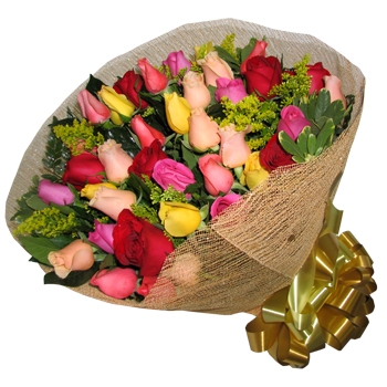 Floresnaweb - Bouquet Luxo com 36 rosas  