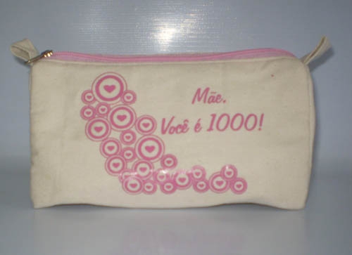 Promoção dia das Mães, Nesceser em material ecologico Só R$6,50 a Unidade Minimo 100pçs 
