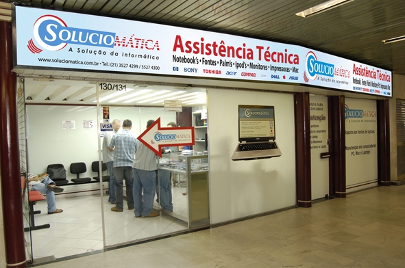 Loja 1 - Centro - Av. Rio Branco, 156 subsolo lojas 130 / 131 - Tels.:(21) 2531 1508 / 2210 2703