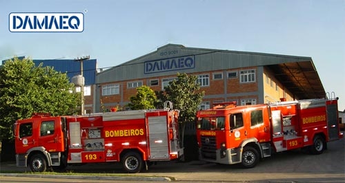 Entrega de Frota de Caminhões de Bombeiro