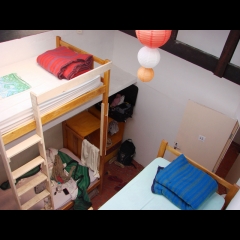 4bedded dorm 3dogs hostels so paulo brazil