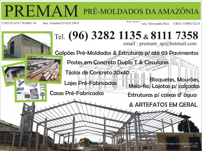 PREMAM Pr-moldados da amaznia