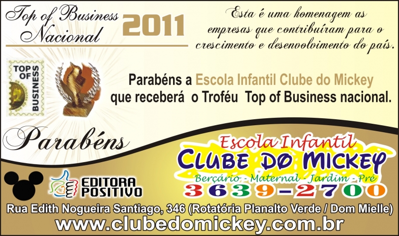 PUBLICIDADE TOP OF BUSINESS NACIONAL