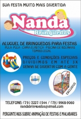 Foto 2 animação de festas no Sergipe - Nanda Brinquedos - sua Festa Muito Mais Divertida