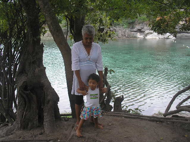 Criana tambm aproveita a Chapada! 