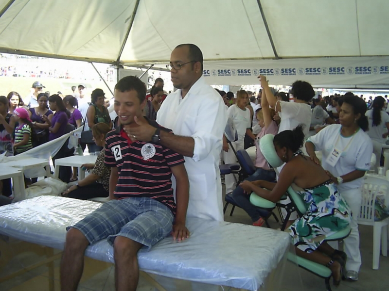 1 de Maio Cristo dia do trabalhador no Expominas(Quiropraxia)