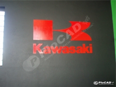 Letra caixa interna - cliente kawasaki