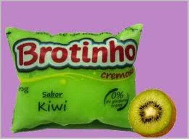Brotinho sabor kiwi