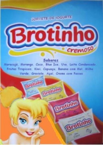 Sorvete de Iogurte Cremoso Brotinho