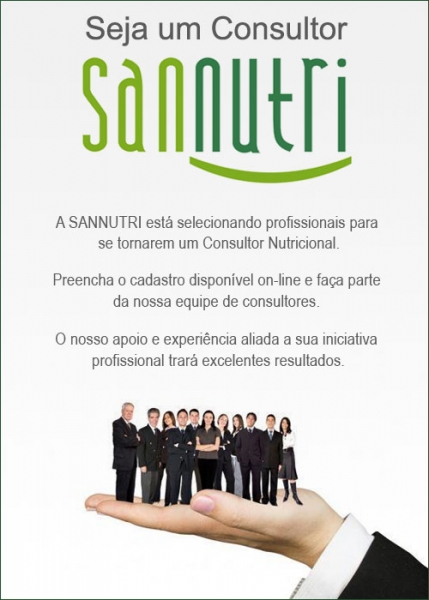 Cadastro de Consultores SANNUTRI