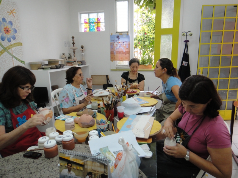 Vila Arte- aula de cerâmica