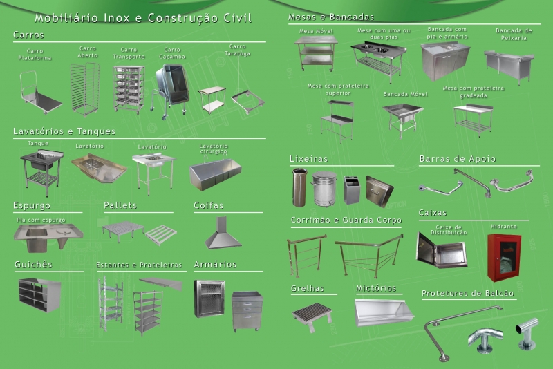 MOBILIRIO DE AO INOX