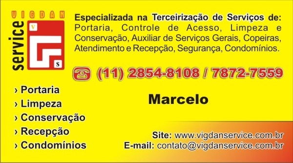 Vigdan Service - Cartão de Visita