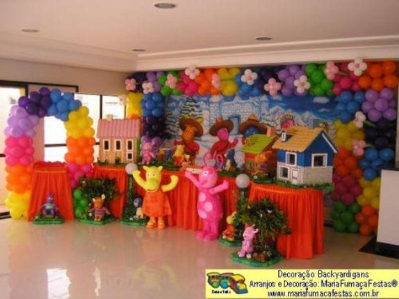 Backyardigans - Festa Infantil com a decoração da Maria Fumaça Festas