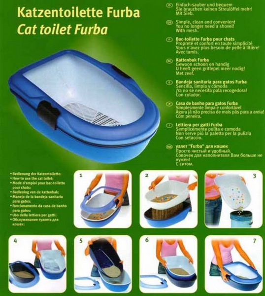 Manual de utilizao do Sanitrio Furba para Gatos