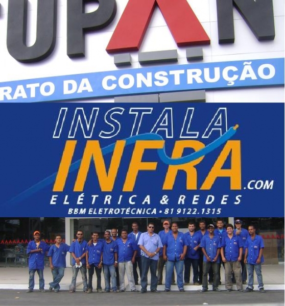 equipe da INSTALAINFRA na construção da TUPAN de Maceió em 2009/10