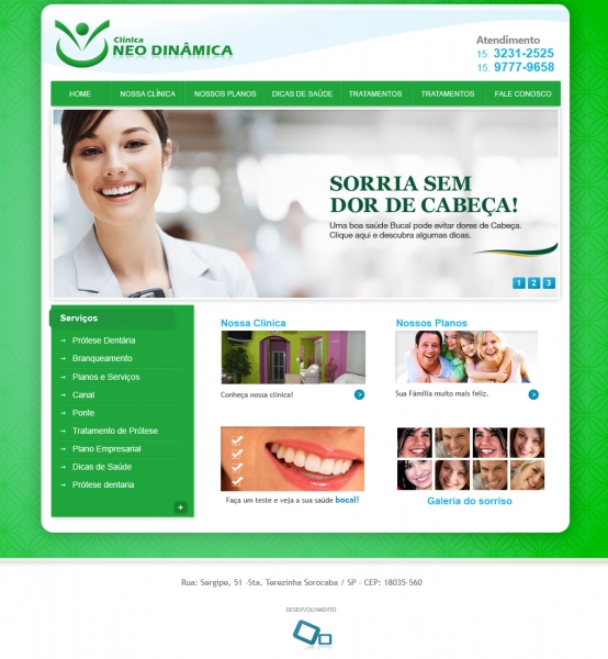 Site - Clinica Neo Dinâmica