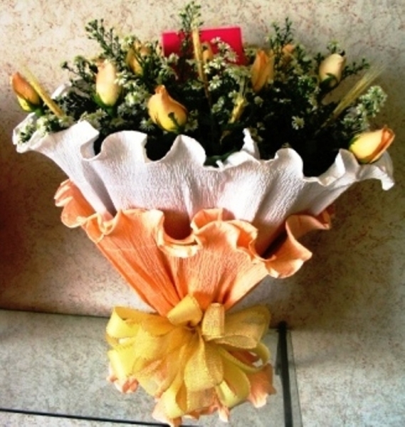Bouquet crepon