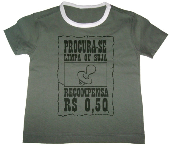 Camiseta estampa Procura-se