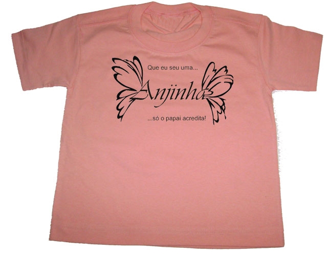 Camiseta estampa Anjinha