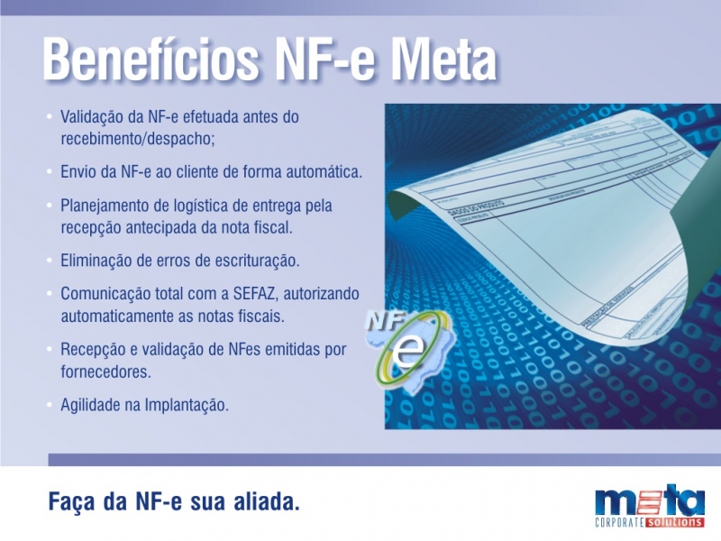 Beneficios com a NFe NOTA FISCAL ELETRONICA.
