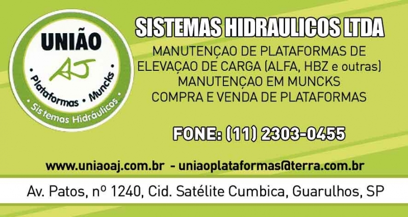 UNIAO AJ - SISTEMAS HIDRAULICOS LTDA