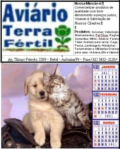 Calendrio 2010 Terra Frtil