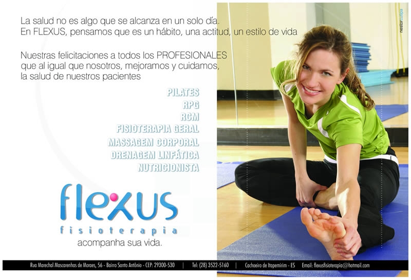 Anuncio Flexus Fisioterapia (Espanhol) - Espirito Santo