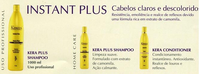 Kera Plus para cabelos claros ou descoloridos.