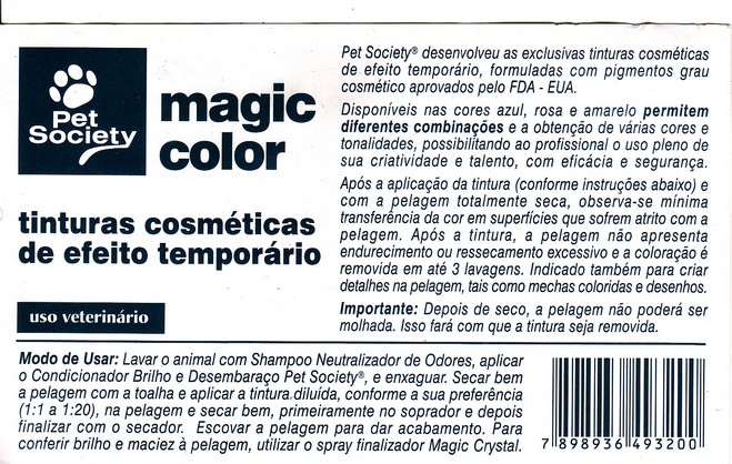 Manual Instruções Magic Color da Pet Society