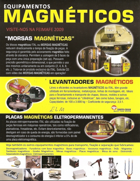 EQUIPAMENTOS MAGNETICOS ITAL PRODUTOS INDUSTRIAIS