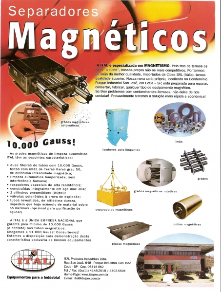 EQUIPAMENTOS MAGNETICOS ITAL PRODUTOS INDUSTRAIS