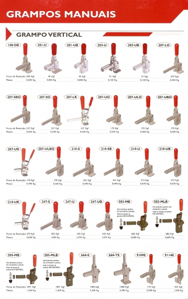 Grampos Verticais De-sta-co Ema