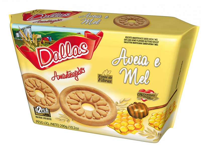 Embalagem Biscoito Amanteigado Dallas