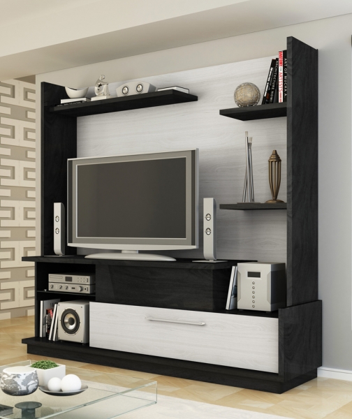 Home Theater Ideale Grafite com Rovere Sereno