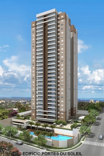 Edifício Portes du Soleil, na região mais valorizada de Ribeirão Preto. 180,, 4 dorm, 3 suites, linda área de lazer.