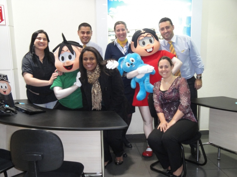 Turma da Mônica na CVC do Shopping Jardim Sul