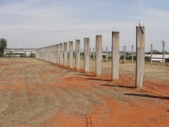 Zona ind. de cesÁrio lange-9.000m² de galpÃo em construÇÃo em terreno de 14.000 m² plano-sÓ r$ 990.000,00