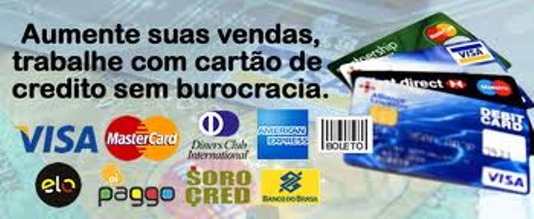 Aumente suas vendas! Pare de perder clientes! Aceite Cartões de C