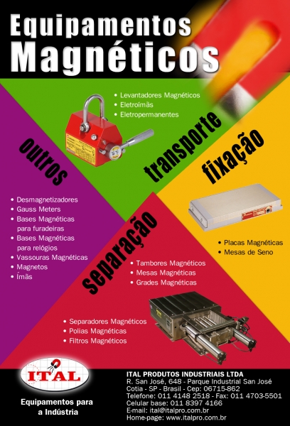 ITAL PRODUTOS INDUSTRIAIS LTDA - EQUIPAMENTOS MAGNETICOS