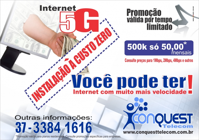 Promoção de natal da Conquest Telecom