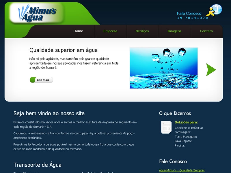 Website gua Mimus em Sumar/SP